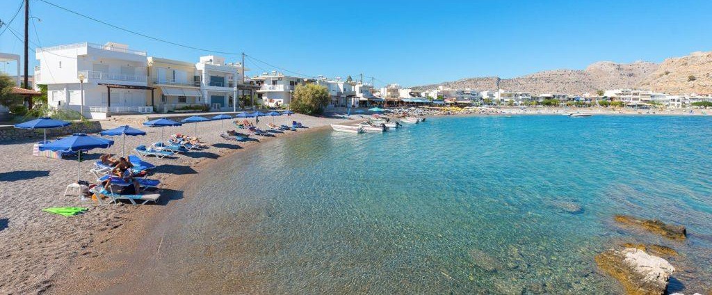 The bay of Haraki seen from the apartments
